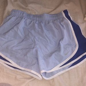 Blue Nike shorts